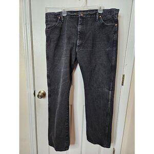 Wrangler  13mwzwk Cowboy Cut Black Denim Jeans Pants Men's Size 42x32